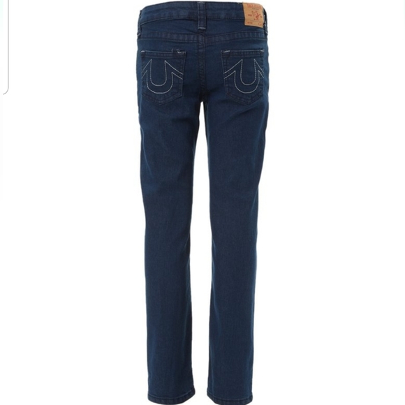 True Religion Dark Blue Skinny Jeans, Youth 14 - Picture 3 of 3
